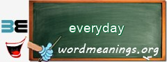 WordMeaning blackboard for everyday